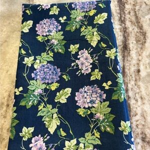 Floral Kitchen Towel - Blue and Green